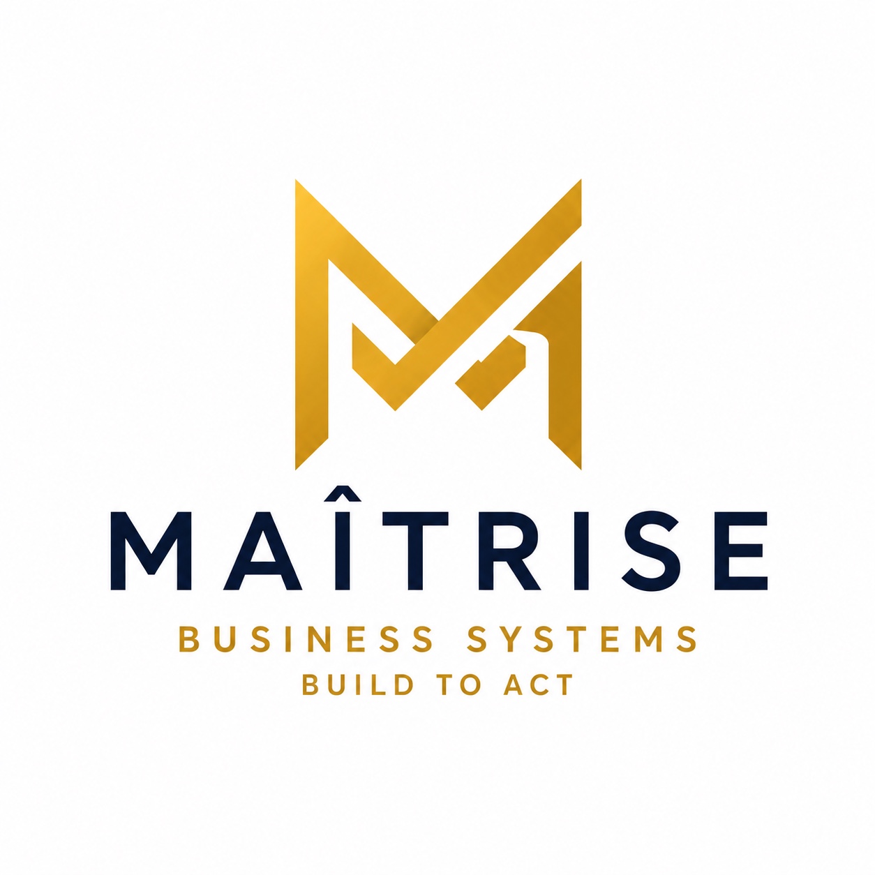 maîtrise · business systems · build to act